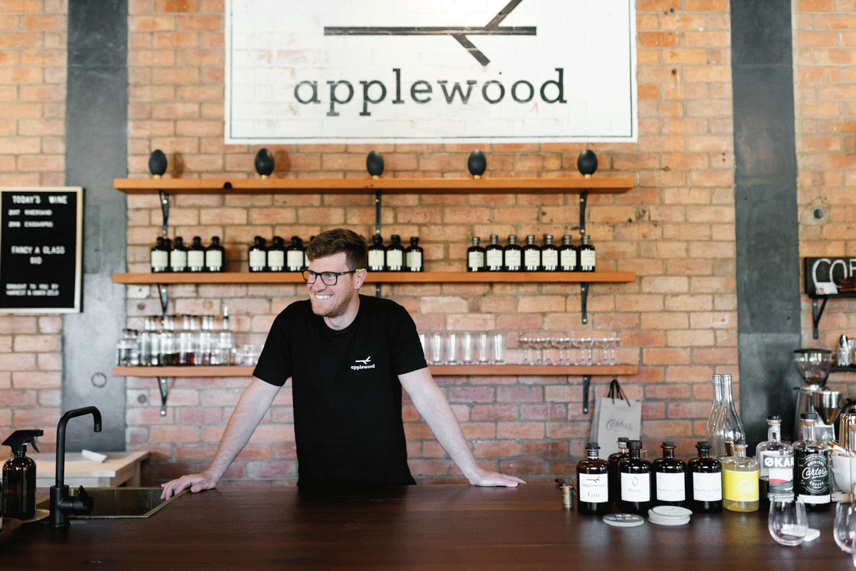 Applewood distillery sustainable spirits